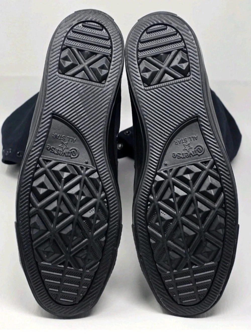 Converse Chuck Taylor All Star XX Hi Knee High Black Canvas Lace-Up Boots15W/13M